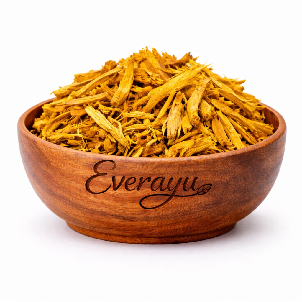 Daru Haldi Powder | दारू हल्दी पाउडर | Daruharidra Powder | Berberis aristata Powder | Indian Barberry Powder | Fine Botanical Bark Powder everAyu