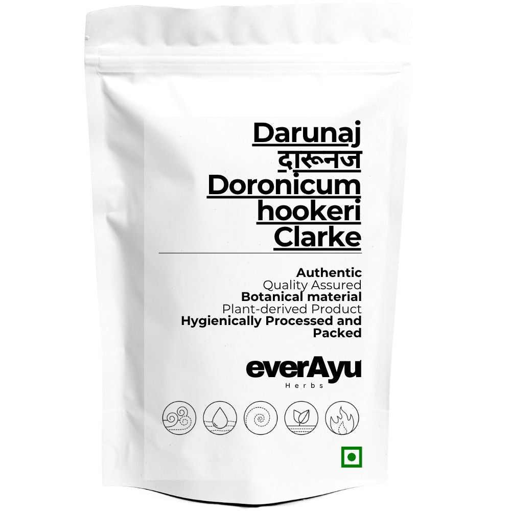 Darunaj Whole | दारूनज | Doronicum hookeri Clarke | Leopard's Bane | Whole Botanical Herb | Traditional Herbal Raw Material everAyu