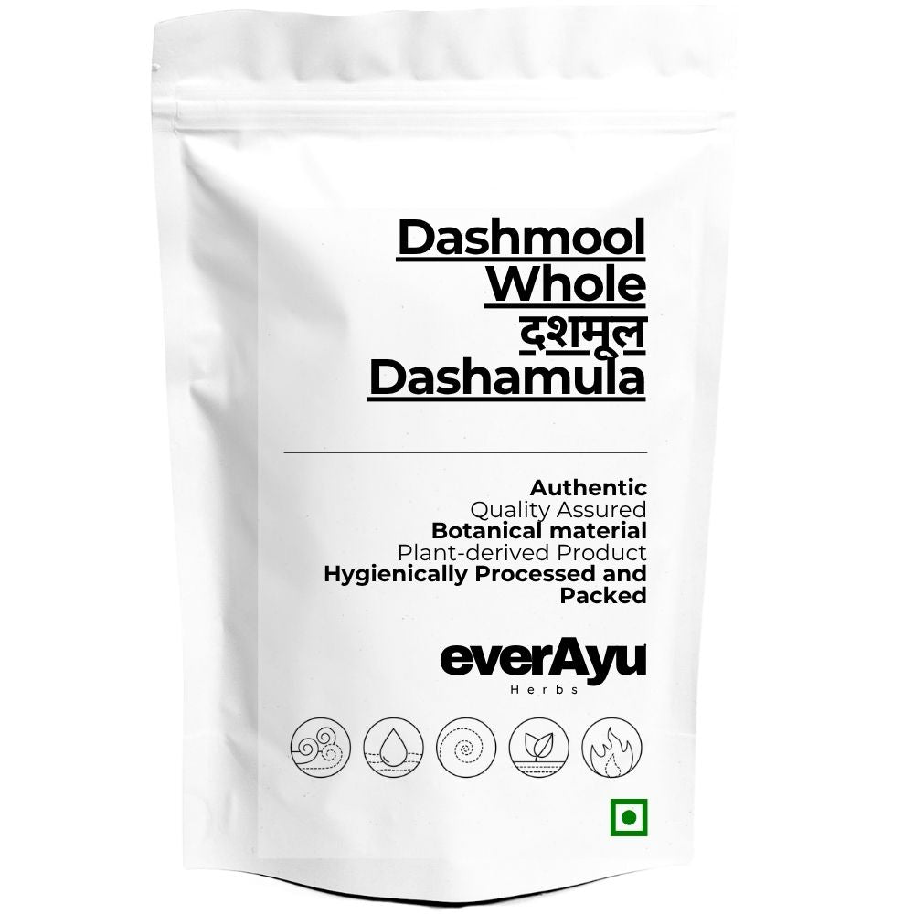 Dashmool Whole | दशमूल | Dashamoola | Dasmool | Dashmul | Dashamula | Traditional Botanical Blend | Whole Herbal Raw Material everAyu