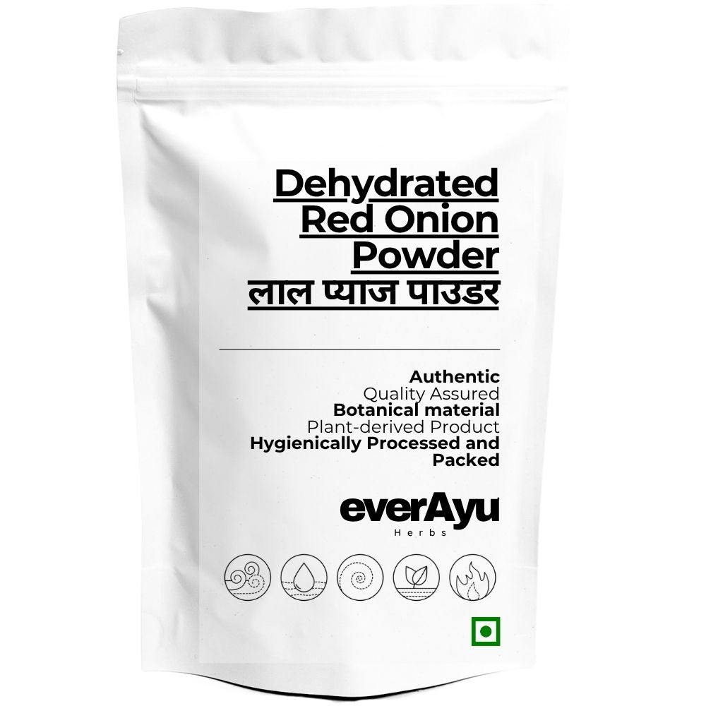 Dehydrated Red Onion Powder | लाल प्याज पाउडर | Lal Pyaz Powder | Allium cepa Powder | Red Onion Powder | Fine Culinary Vegetable Powder everAyu