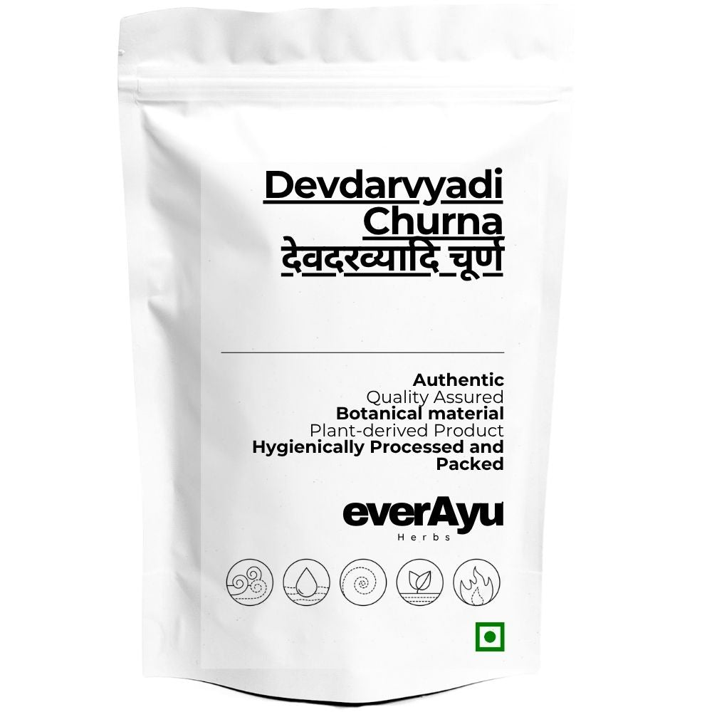 Devdarvyadi Churna | देवदरव्यादि चूर्ण | Devadarvyadi Churna | Traditional Herbal Powder Blend | Classical Botanical Formulation everAyu