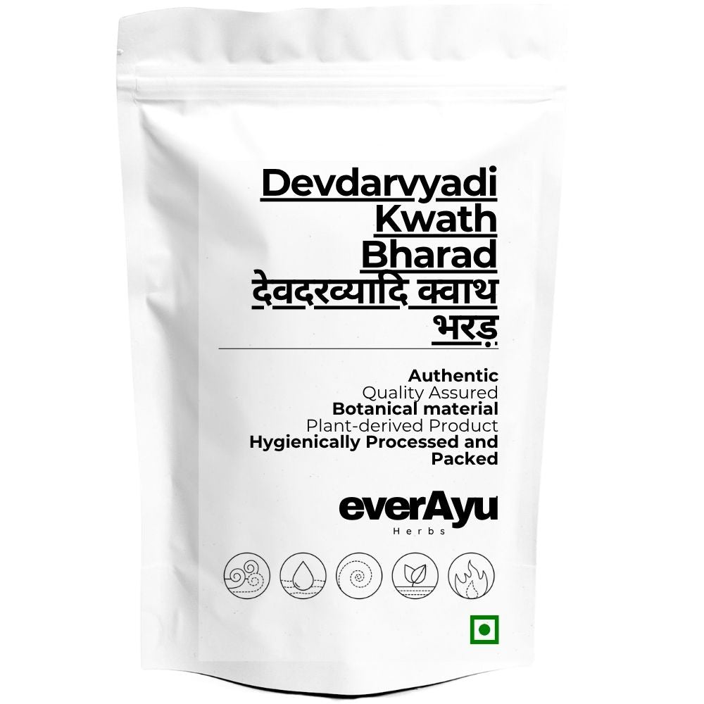 Devdarvyadi Kwath Bharad | देवदरव्यादि क्वाथ भरड़ | Devadarvyadi Kwath Bharad | Traditional Herbal Coarse Powder Blend | Classical Botanical Formulation everAyu