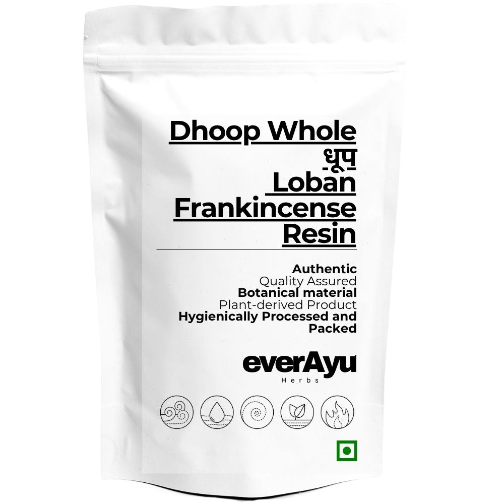 Dhoop Whole | धूप | Loban | Frankincense Resin | Natural Aromatic Resin | Whole Botanical Resin Nutrixia