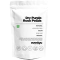 Dry Purple Rose Petals, Sukhi Gulab, Herbal Rose Petals for Tea and Beauty