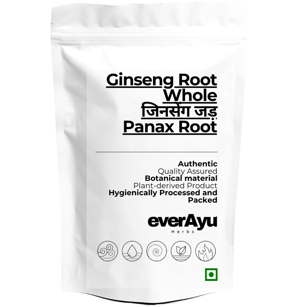 Ginseng Root Whole | Panax Root Whole | Panax quinquefolius | 100% Natural Ginseng Root | Whole Botanical Root everAyu