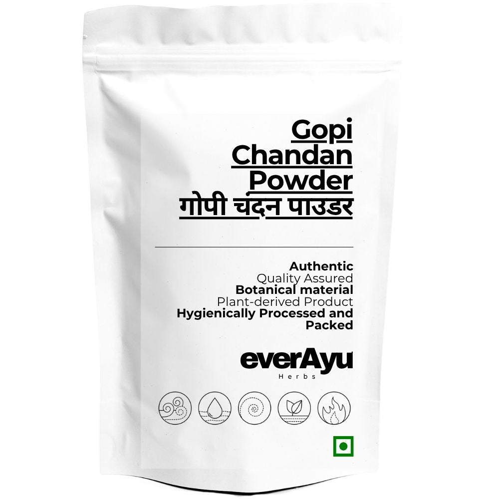 Gopi Chandan Powder | गोपी चंदन पाउडर | Gopichandan Powder | Natural Clay Powder | Traditional Chandan Clay | Fine Mineral Powder everAyu