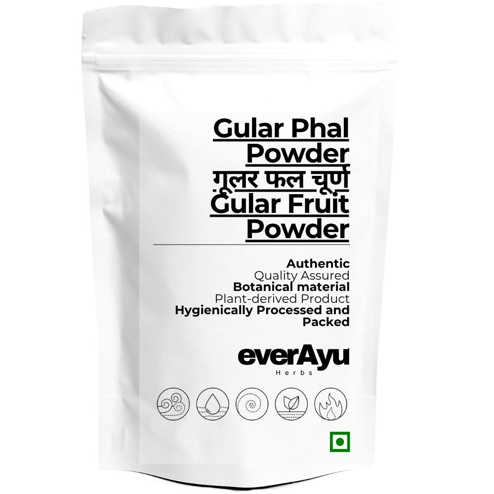 Gular Phal Powder | गूलर फल चूर्ण | Gular Fruit Powder | Udumbara Fruit Powder | Ficus racemosa Powder | Fine Botanical Fruit Powder everAyu