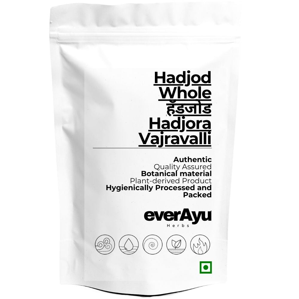 Hadjod Whole | हॅडजोड | Hadjora | Vajravalli | Cissus quadrangularis | Whole Botanical Stem | Natural Herbal Raw Material everAyu