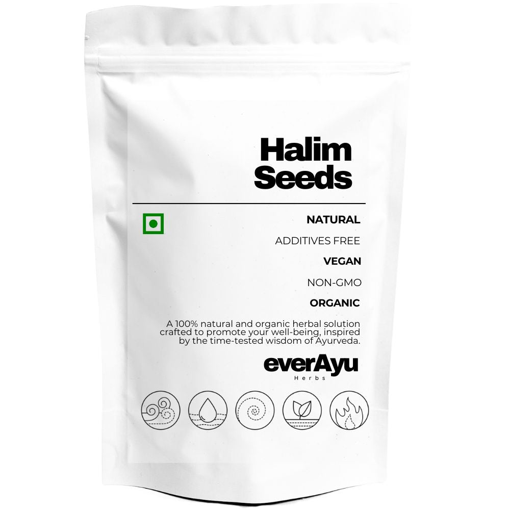 100% pure Halim (Lepidium sativum) Seeds – traditionally known as Aliv or Garden Cress Seeds, valued for nourishment, balance, and natural strength.