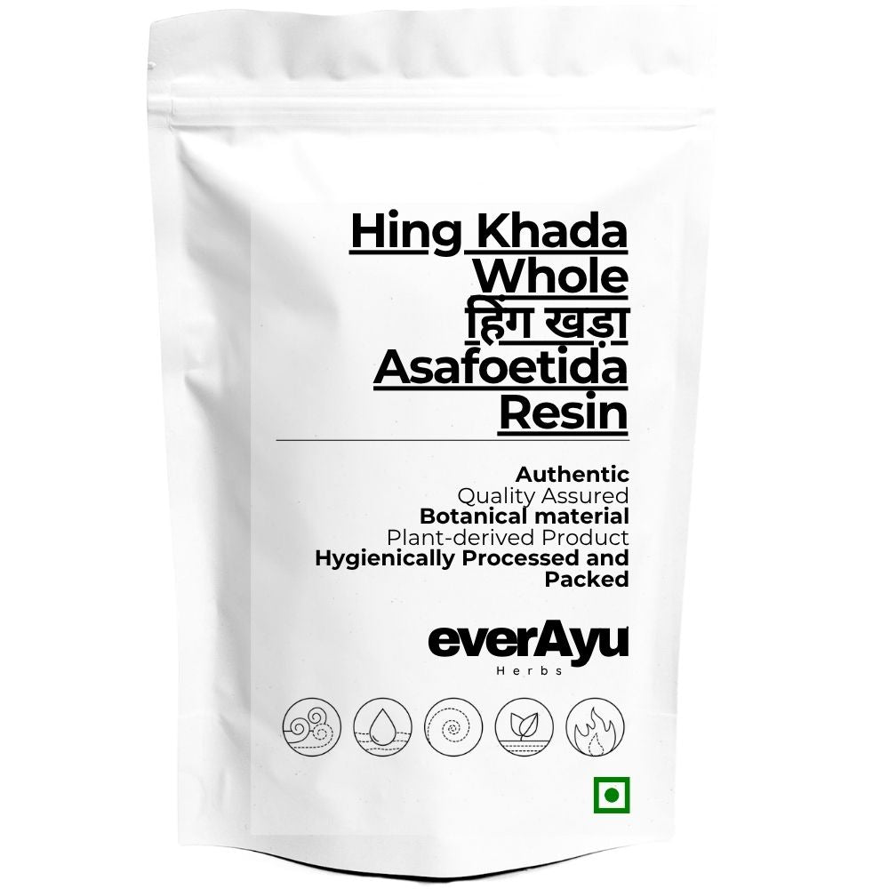 Hing Khada Whole | हिंग खड़ा | Asafoetida Resin | Ferula asafoetida | Whole Hing Lumps | Natural Spice Resin everAyu