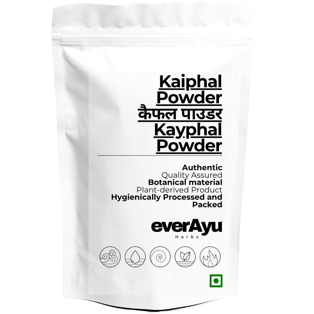 Kaiphal Powder | कैफल पाउडर | Kayphal Powder | Myrica esculenta Powder | Katphala Powder | Fine Botanical Bark & Fruit Powder everAyu