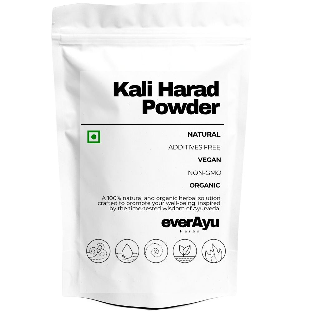 Pure Kali Harad Without Seeds Powder (Black Himej / Terminalia Chebula) – Traditional Ayurvedic herb for wellness and balance.