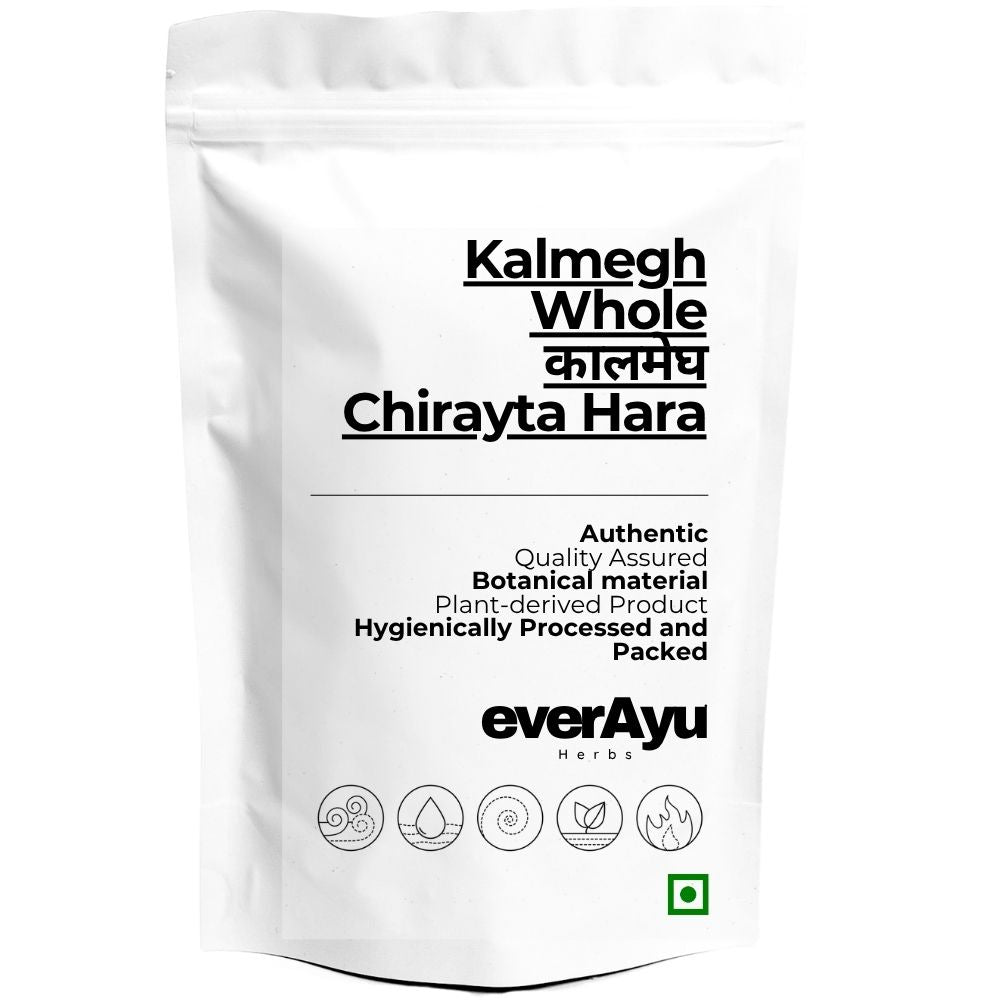 Kalmegh Whole | कालमेघ | Andrographis paniculata | Chirayta Hara | Green Chiretta | Whole Botanical Herb everAyu