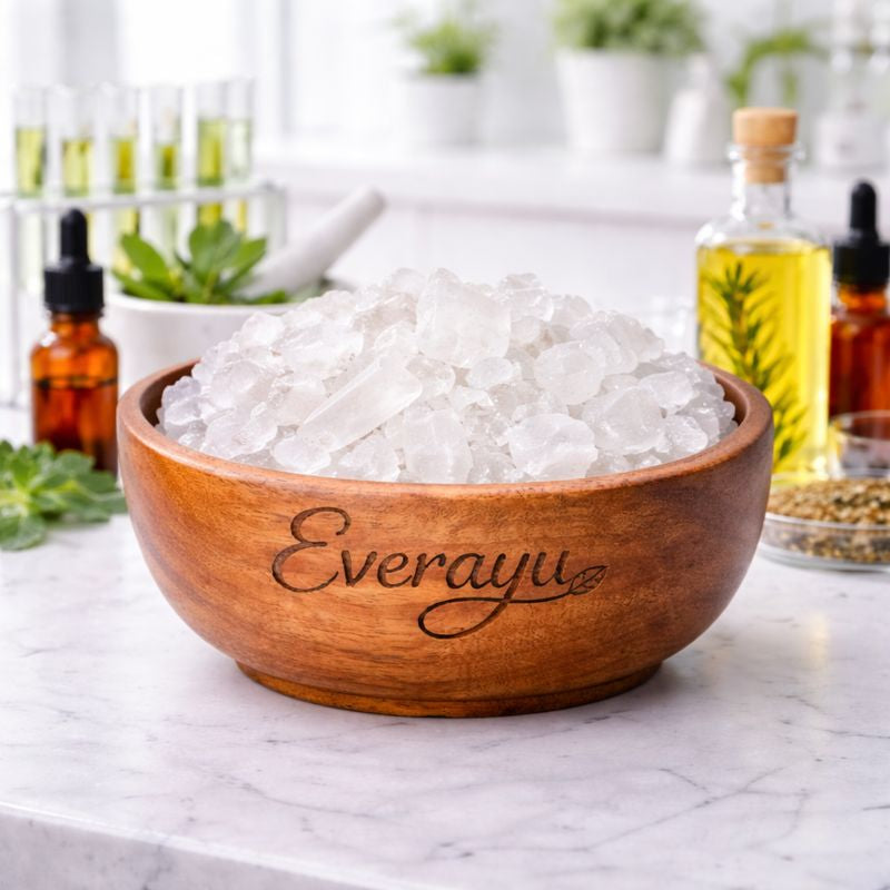 Pure Kalmi Shora (Potassium Nitrate / Kalmi Soda) – traditional Ayurvedic mineral used for cooling, cleansing, and purification purposes.