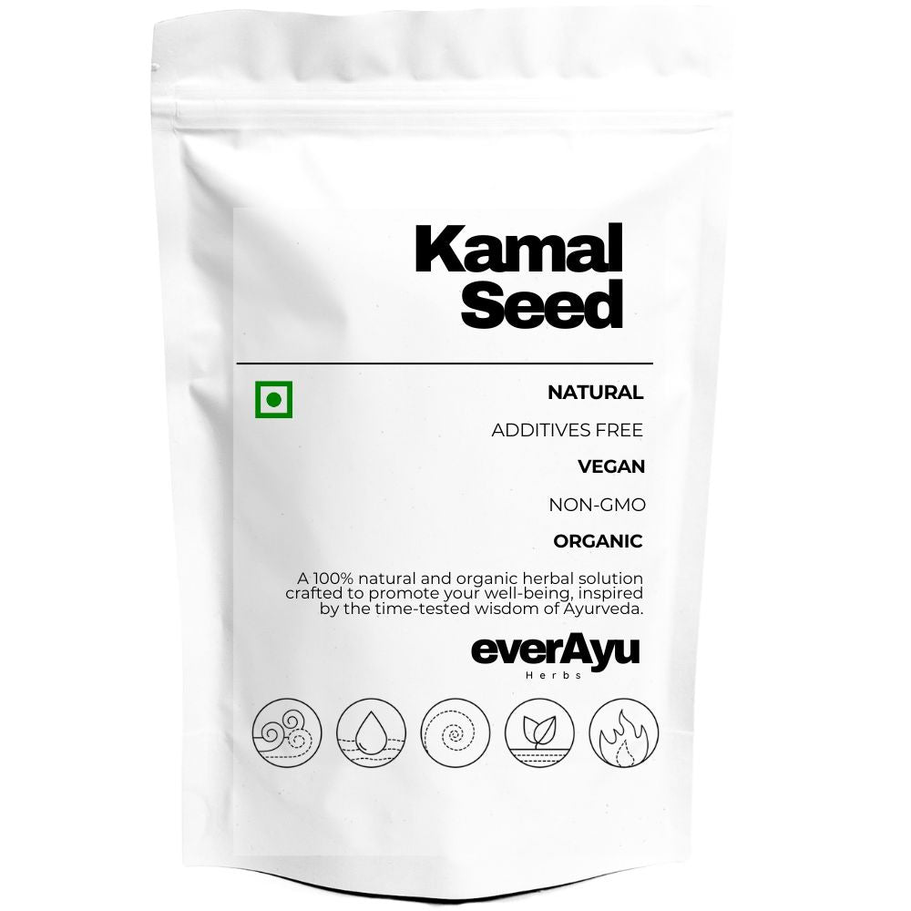 Pure Kamal Seeds (Nelumbo Nucifera / Kamal Gatta) – traditional Ayurvedic lotus seeds used for nourishment, rituals, and wellness.
