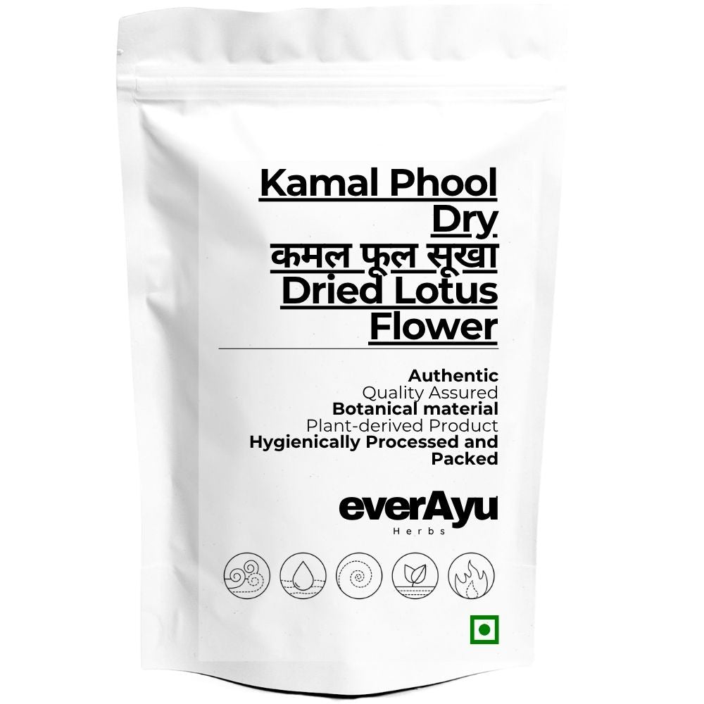 Kamal Phool Dry Whole | कमल फूल सूखा | Dried Lotus Flower | Nelumbo nucifera | Sacred Lotus Flower | Whole Botanical Flower everAyu