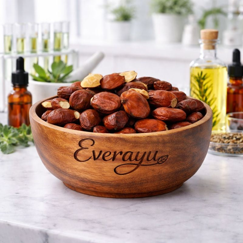 Pure Karanj Seeds (Pongamia pinnata) – Natural Ayurvedic seeds traditionally used in herbal oils and purifying formulations for skin and wellness.