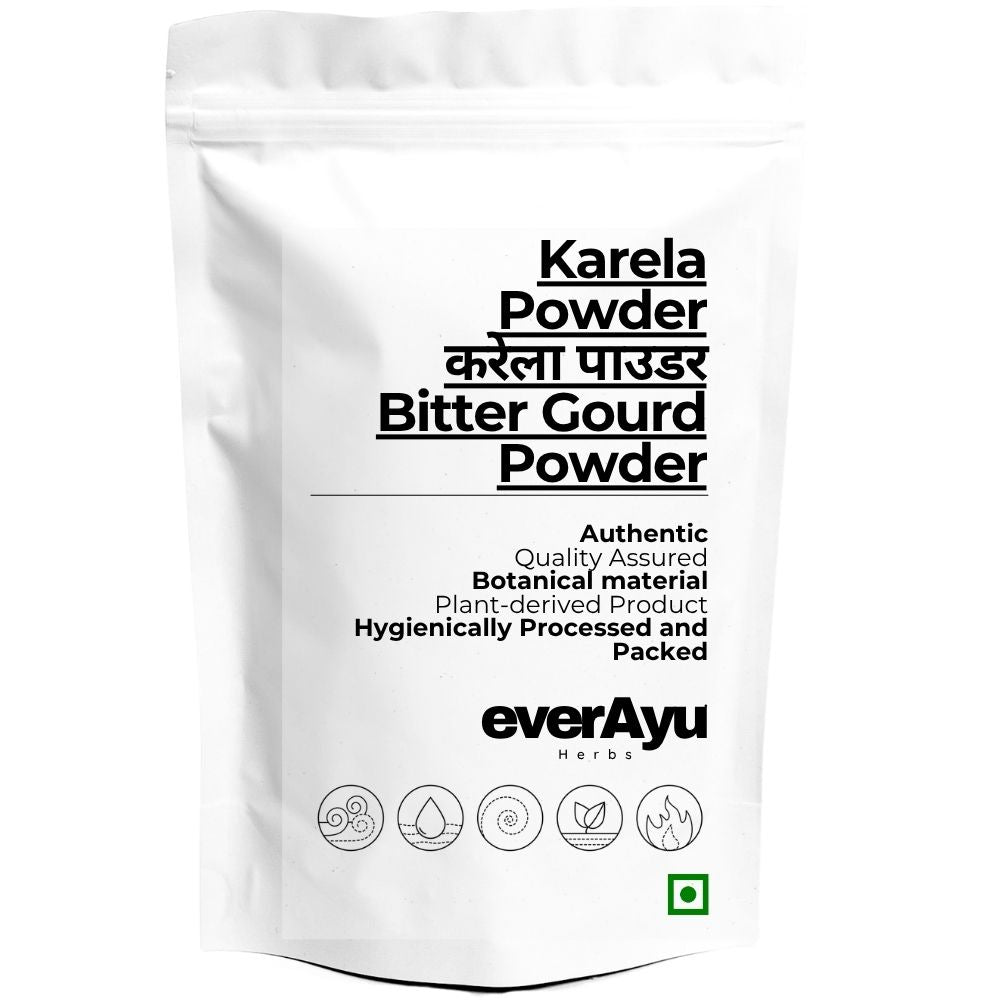 Karela Powder | करेला पाउडर | Bitter Gourd Powder | Momordica charantia Powder | Bitter Melon Powder | Fine Botanical Fruit Powder everAyu