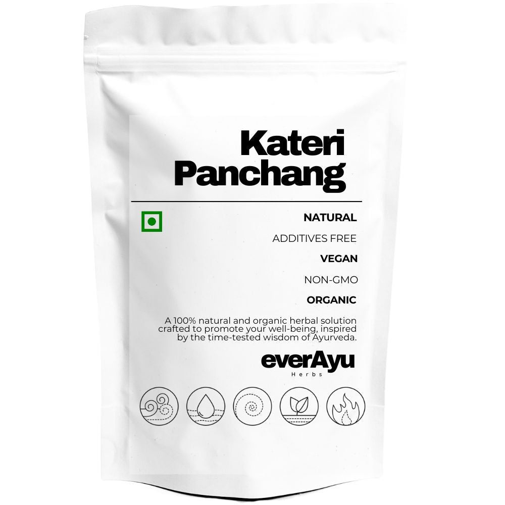 Pure Kateri Panchang (Solanum xanthocarpum) – Traditional Ayurvedic herb known for natural detoxification, purification, and vitality support.