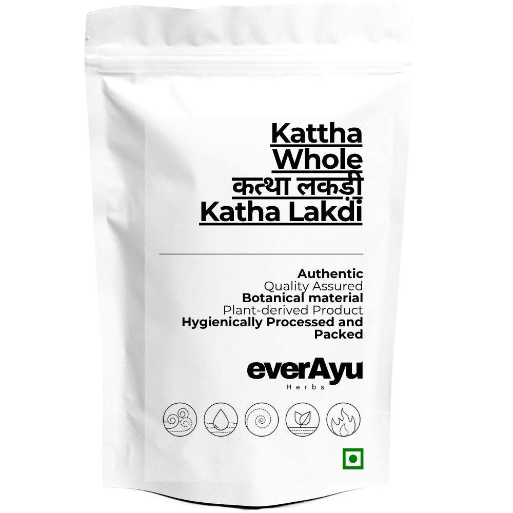 Kattha Whole | कत्था लकड़ी | Acacia catechu Wood | Katha Lakdi | Khair Wood | Catechu Wood | Whole Botanical Wood everAyu