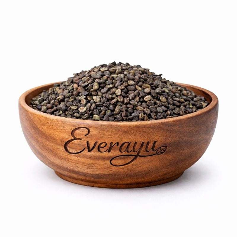 Khareti Seeds (खरेटी बीज), also known as Atibala Beej or Abutilon indicum, are Ayurvedic seeds used for balance and vitality. Other names include Kharaiti (Hindi), Thuthi Vidai (Tamil), and Tutti Beeja (Kannada).