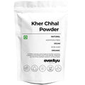 Premium-quality Kher Chhal Powder (Khair Bark Powder) – 100% pure Senegalia catechu used in traditional Ayurvedic wellness and beauty care.