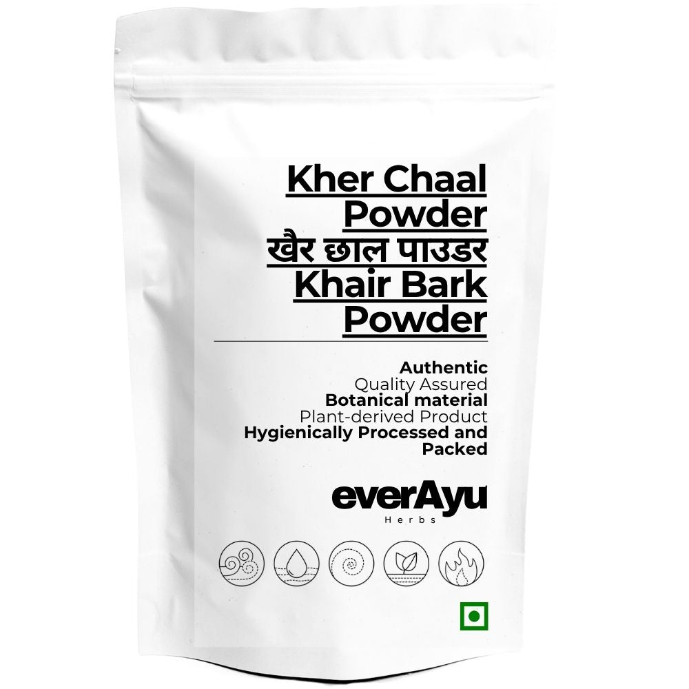 Kher Chaal Powder | खैर छाल पाउडर | Khair Bark Powder | Senegalia catechu Powder | Khair Chaal Powder | Khadira Powder | Fine Botanical Bark Powder everAyu