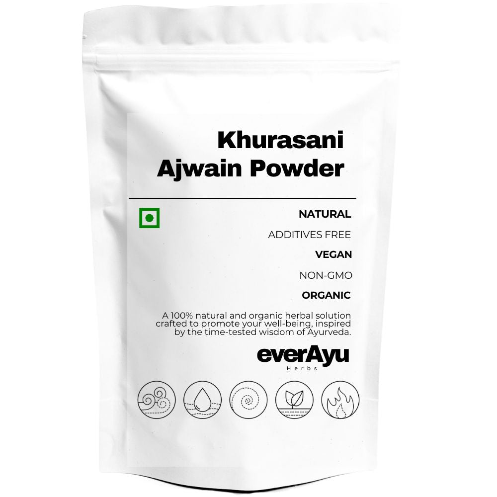 Pure Khurasani Ajwain Powder (Hyoscyamus niger) – Ayurvedic herb known for its traditional soothing, warming, and balancing nature.