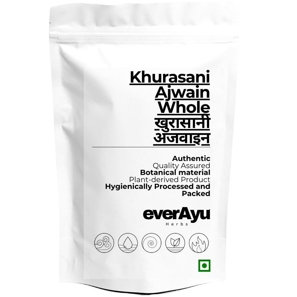 Khurasani Ajwain Whole | खुरासानी अजवाइन | Hyoscyamus niger Seeds | Khurasani Ajwaain | Henbane Seeds | Whole Botanical Seeds everAyu
