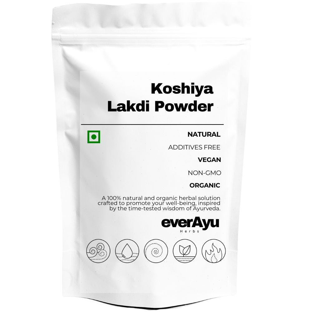 Pure Koshiya Lakdi Powder (Quassia amara) – Traditional Ayurvedic wood powder known for its naturally bitter and cleansing nature.
