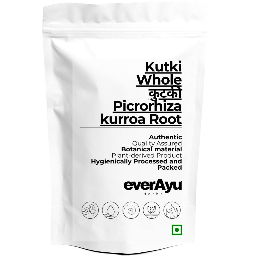 Kutki Whole | कुटकी | Picrorhiza kurroa Root | Gentiana Kurroo | Kutaki Root | Katuki | Whole Botanical Root everAyu