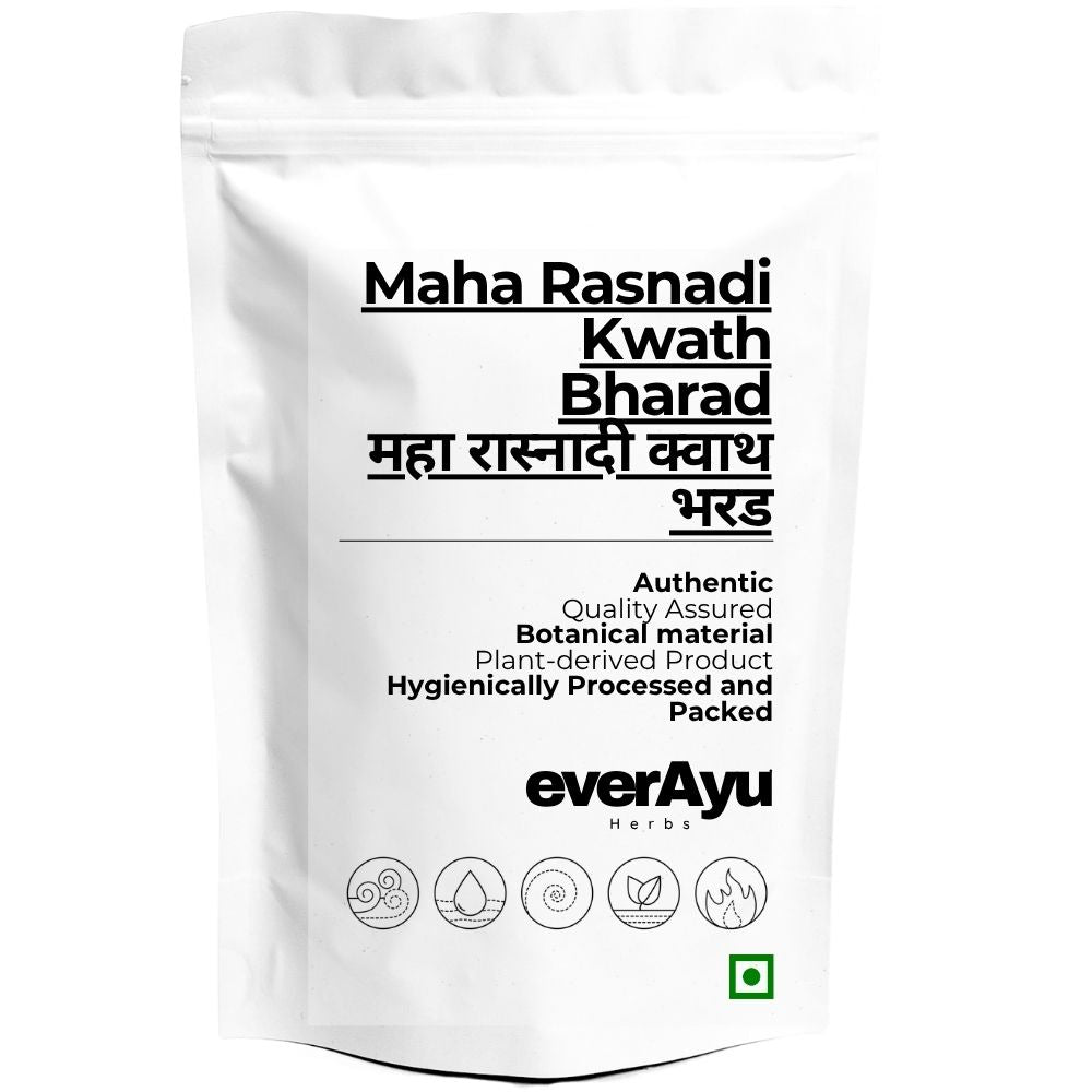 Maha Rasnadi Kwath Bharad | महा रास्नादी क्वाथ भरड | Maharasnadi Kwath Raw Form | Traditional Herbal Kwath Blend | Coarse Herbal Formulation | Kwath Bharad everAyu