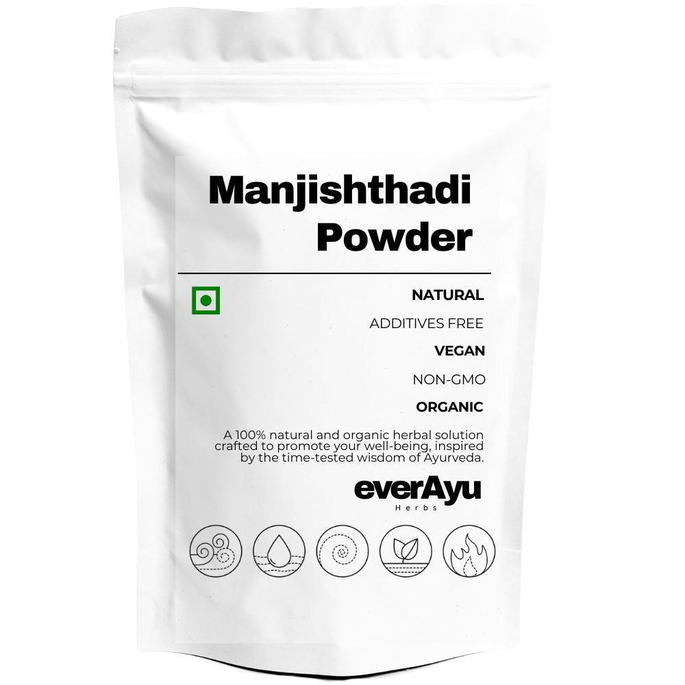 manjishthadi churna, manjistha powder blend, manjishtha churna, ayurvedic detox powder, manjishthadi churna benefits, herbal churna for balance