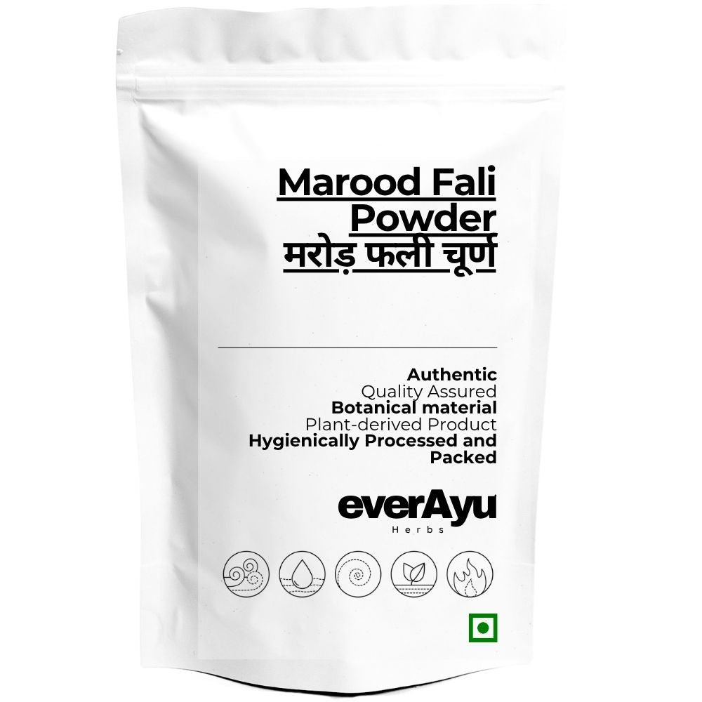 Marod Phali Powder | मरोड़ फली पाउडर | Maroor Fali Churna | Helicteres isora Powder | Avartini Powder | Bhura Powder | Lalparni Powder | Fine Botanical Pod Powder everAyu