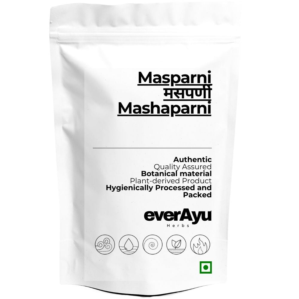 Masparni Whole | मसपर्णी | Mashaparni Herb | Mashvan | Teramnus labialis | Kamboj | Whole Botanical Herb | Dried Herbal Material everAyu