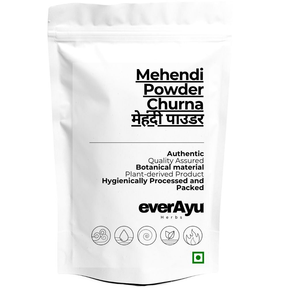 Mehendi Powder Churna | मेहंदी पाउडर | Mehndi Patta Powder | Henna Leaves Powder | Heena Leaves Powder | Lawsonia inermis Powder | Fine Botanical Leaf Powder everAyu