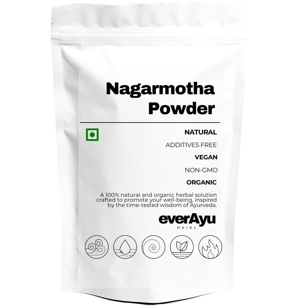 Pure Nagarmotha Powder (Cyperus rotundus) – a traditional Ayurvedic root powder known for its cooling and aromatic properties.
