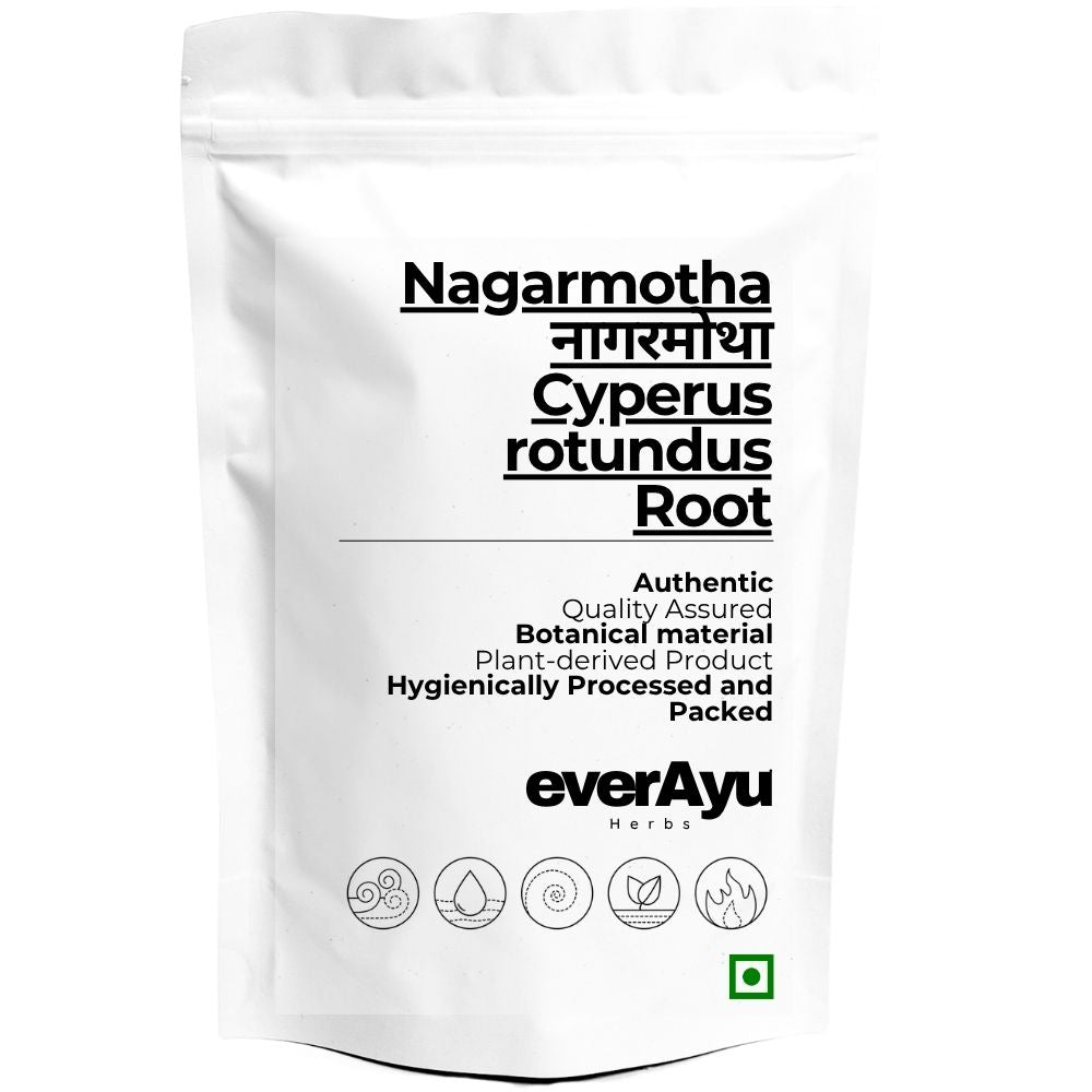 Nagarmotha Whole | नागरमोथा | Cyperus rotundus Root | Nut Grass Root | Musta | Motha Root | Whole Botanical Root everAyu