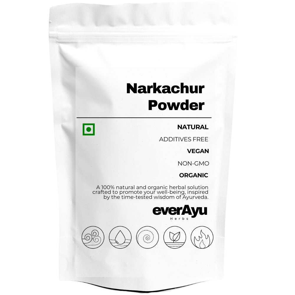Narkachur powder, kali haldi powder, black turmeric, curcuma zerumbet, nar kachur churna, long zedoary powder, ayurvedic kali haldi