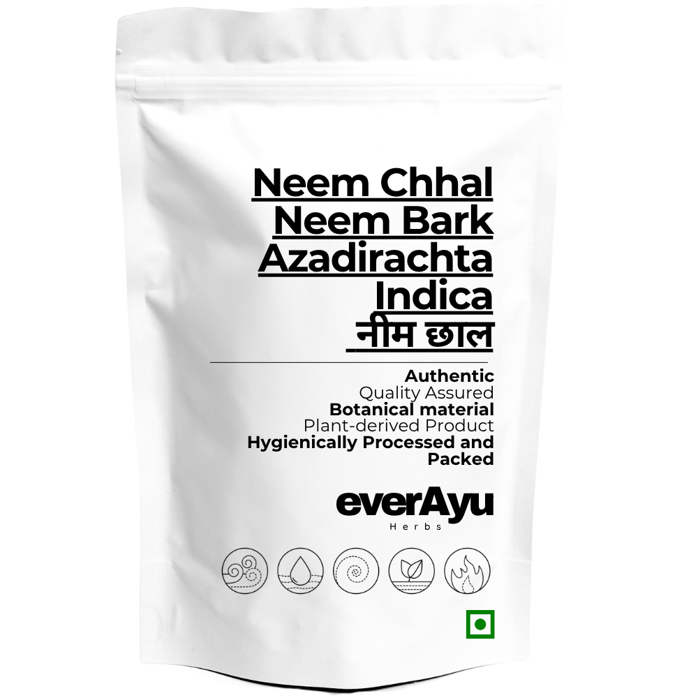 Neem Chhal Whole | नीम छाल | Neem Bark | Neem Chaal | Azadirachta indica Bark | Nim Chhal | Whole Botanical Bark everAyu