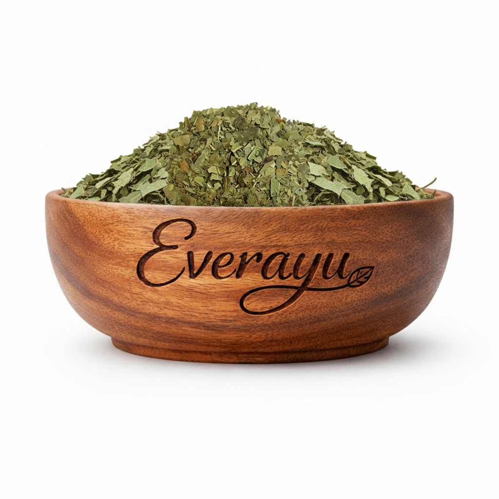 Everayu herbal product processing showing hygienic handling, quality-controlled preparation and standardized methods