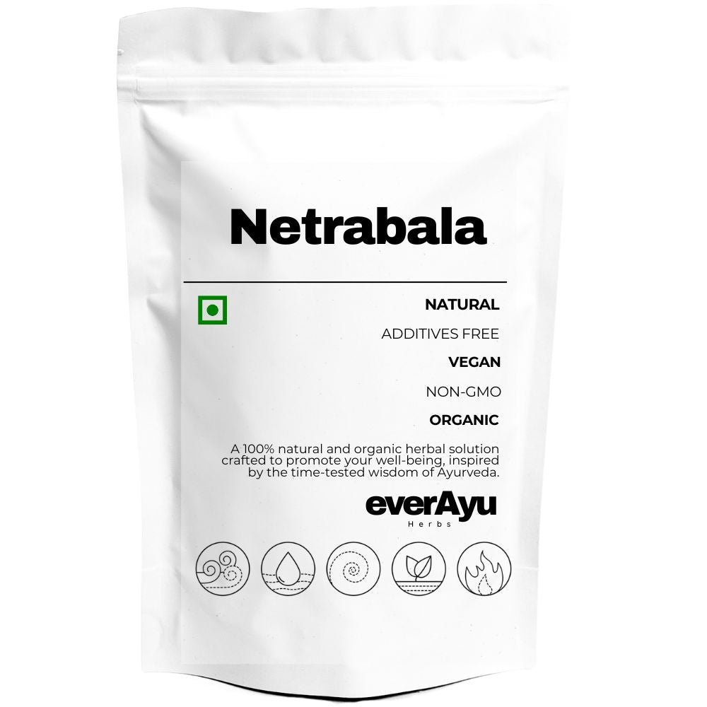 Netrabala, hrivera herb, pavonia odorata root, netra bala churna, ayurvedic cooling herb, balaka