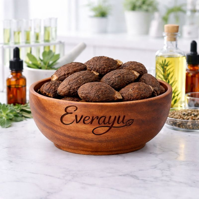 niranjan phal, malva nuts, sterculia lychnophora, niranjan fruit, ayurvedic cooling fruit, niranjan fal, herbal malva nut