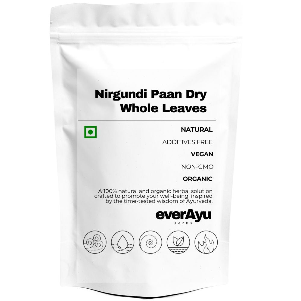 nirgundi leaves, vitex negundo leaf, sambhalu, nigod leaf, ayurvedic nirgundi, nirgundi paan dried, herbal vitex negundo