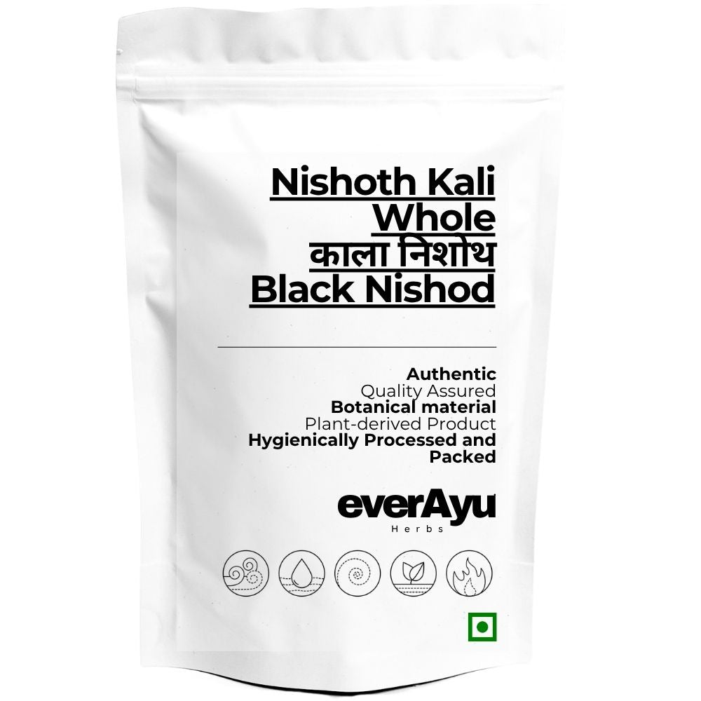 Nishoth Kali Whole | काला निशोथ | Black Nishod | Indian Jalap Root | Turbad Root | Operculina turpethum | Whole Dried Botanical Root everAyu