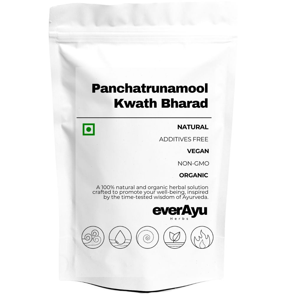 panchatrunamool kwath, trin panchamool kwatha, ayurvedic root decoction, panchamool kwath, herbal kwatha churna, panchatruna mool