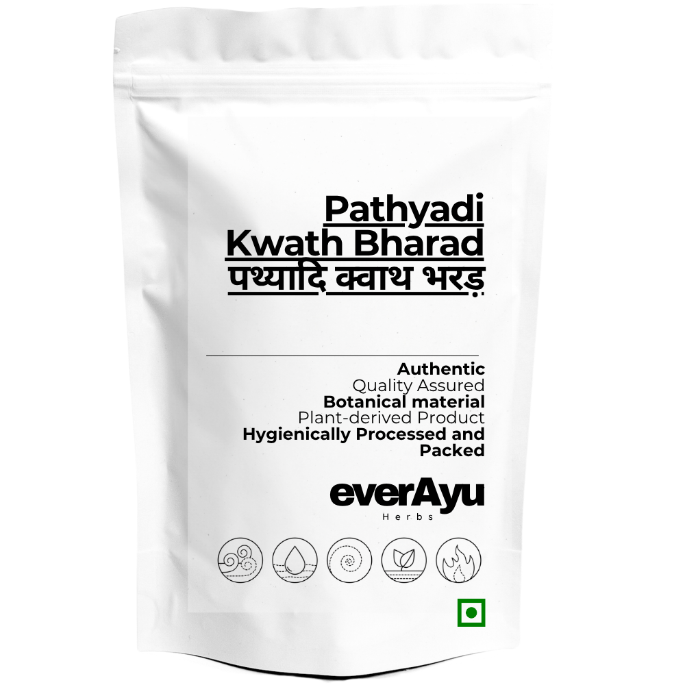 Pathyadi Kwath Bharad | पथ्यादि क्वाथ भरड़ | Pathyadi Kwatha | Traditional Herbal Blend | Coarse Cut Botanical Kwath Mix | Herbal Decoction Material everAyu