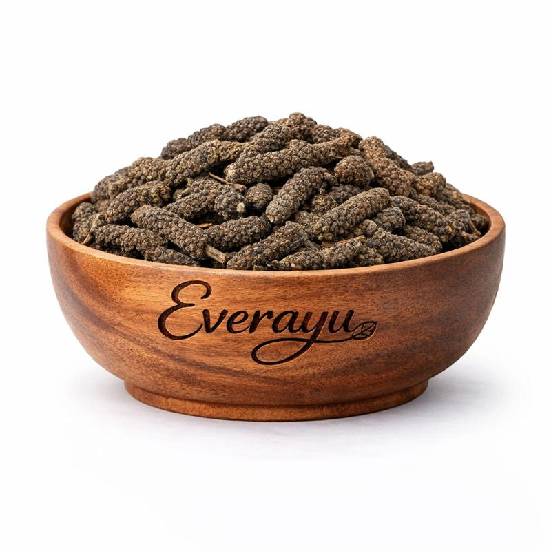 Pipal Choti (Piper Retrofractum) raw herb – natural small long pepper used in Ayurveda and herbal preparations.