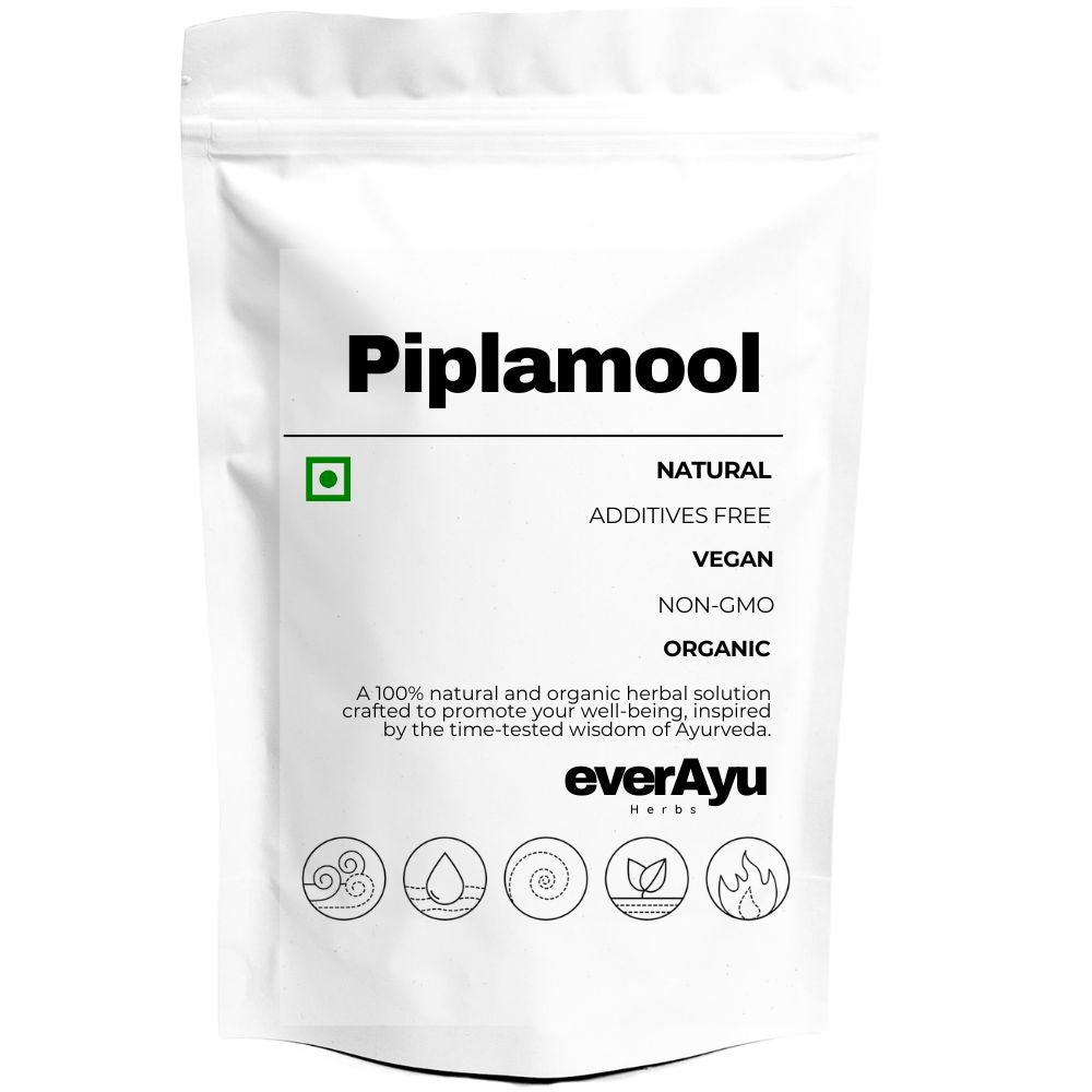 •	“Piplamool (Ganthoda / Pipal Mul) – Piper longum Root Raw”
•	“Dried Piplamool Roots – Ayurvedic Herb”
•	“Pipal Mul (Long Pepper Root) Close-up”
•	“Ganthoda Root Pieces for Herbal Use”
