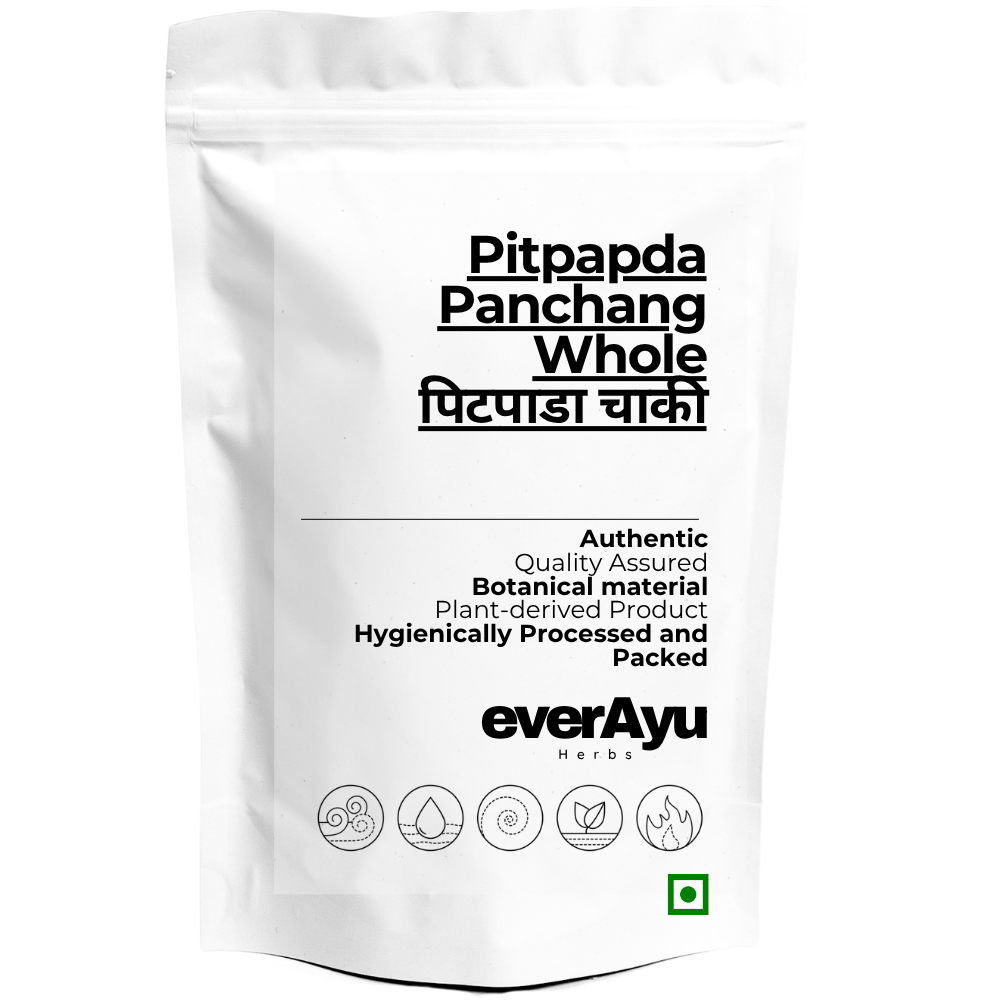 Pitpapda Panchang Whole | पिटपाडा चाकी | Pitpapra | Shahtara | Shahatra | Shatra | Fumaria officinalis | Whole Dried Botanical Herb Material everAyu